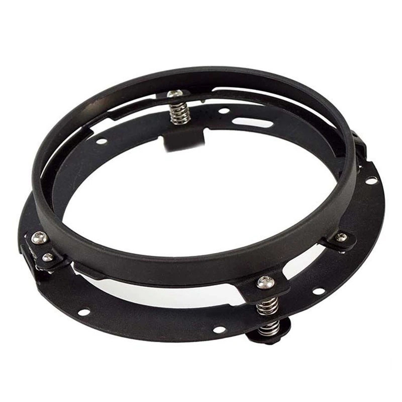 Кольцо для крепления круглых фар Wrangler 2007 2017 TJ JK 7 дюймов пара 7&quot|ring for|ring ringring round |