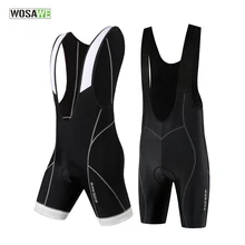 WOSAWE – cuissard de vélo rembourré 3D pour hommes, 3 couleurs disponibles, S-2XL