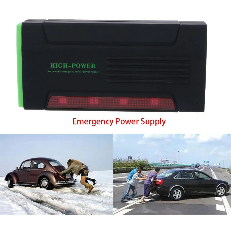 68000mAh Battery Charger Portable Mini Car Jump Starter Booster Power Bank For 12V Car