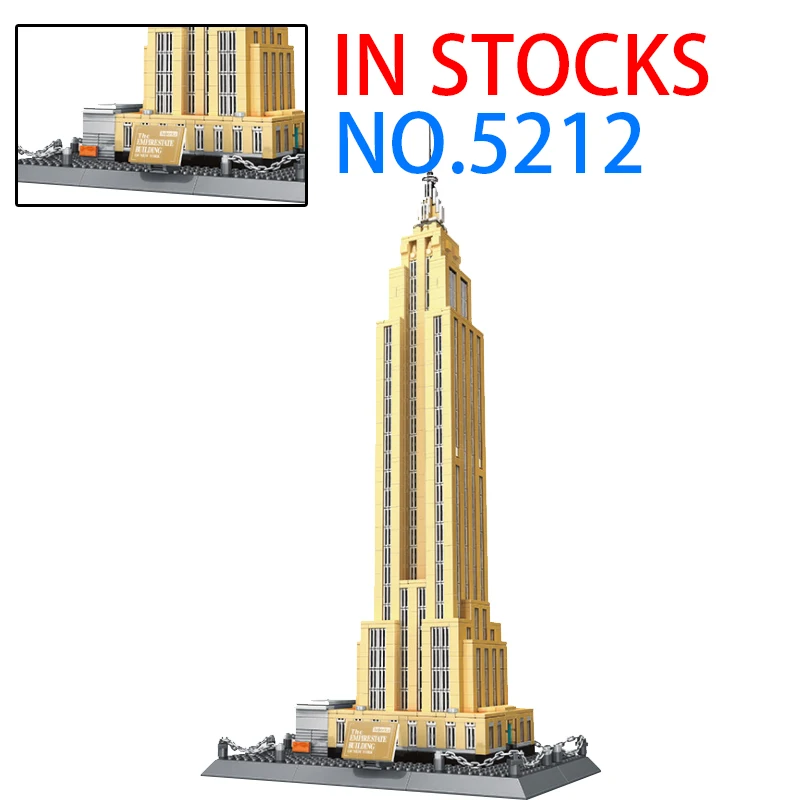 

NEW City State Building Architectural Landmark Creator Bricks Educational Toys For Children Gifts Creator