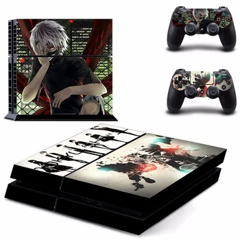 

Removable Anime Tokyo Ghoul PS4 Skin Sticker Decal For Sony PlayStation 4 Console and 2 Controllers PS4 Skins Sticker Vinyl