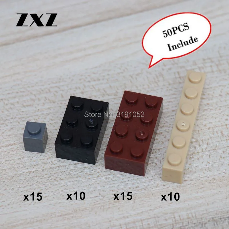 Детские игрушки Высокие кирпичи 1x1 2x3 2x4 1x6 строительные блоки сделай сам детали 3001