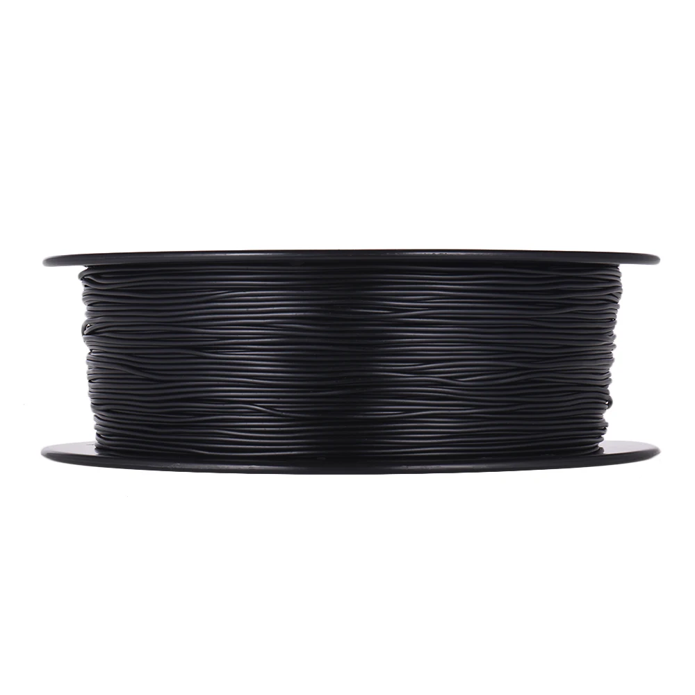 1KG/ Spool 1.75mm Flexible TPU Filament Printing Material Supplies for 3D Printer Drawing Pens - Цвет: Black