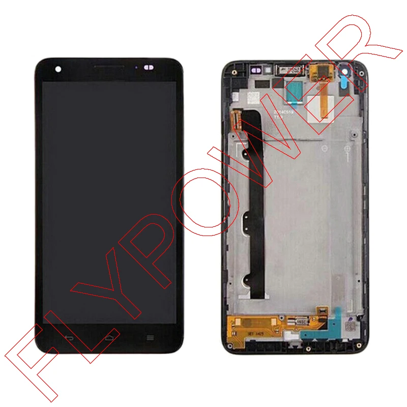

For Huawei Honor 3X Ascend G750 LCD Screen Display with Touch Screen Digitizer + Frame Assembly; Black; 100% warranty