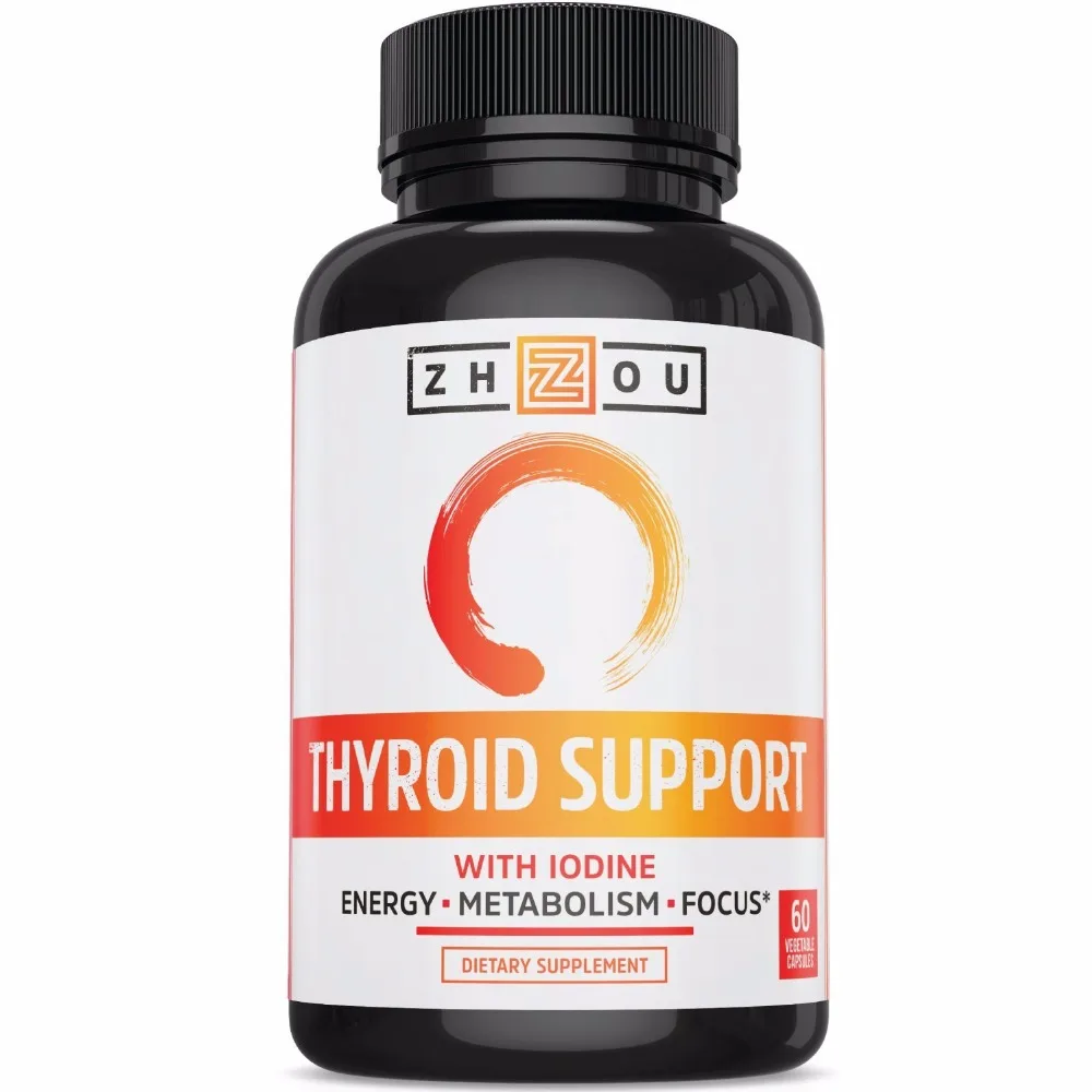 

Thyroid Support Complex With Iodine to Improve Energy Help Lose Weight , Boost Metabolism 60 capsules