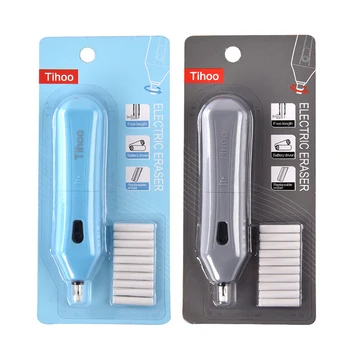 

Cute Art Electric Eraser Kawaii Mini Kneaded Rubber Refill Electronic Pencil Erasers For Kids Stationery Office School Supplies