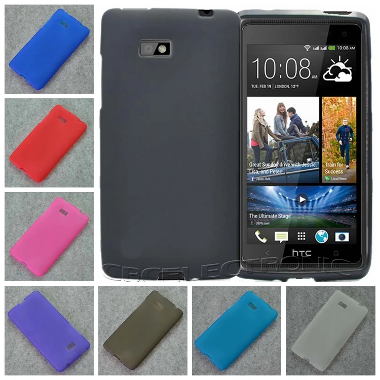

For HTC Desire 600 Dual SIM 606W New High Quality Multi Color TPU Matte Gel Skin Case Cover