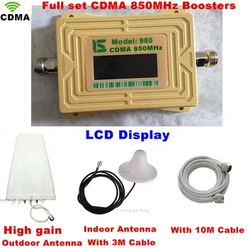

2 Year Warranty GSM 850 Cellular Signal Repeater CDMA 850 mhz Mobile Signal Amplifier GSM 850 Cell Phone Booster Full Kit