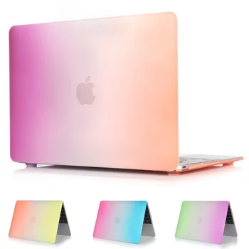

Rainbow Matte Case For Apple Macbook Air 13 Case Air 11 Pro 13 Retina 12 13 15 Laptop Bag For MacBook Pro 13 Touch bar 2016 Case