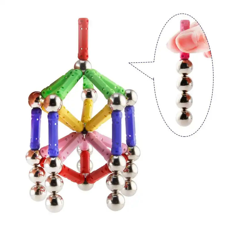 magnetic building beads