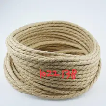 2*0,75 Винтаж веревка текстильный провод витой кабель Электрический провод с оплеткой ретро кулон свет лампы линии винтажный шнур для лампы 1/2/5/10 M