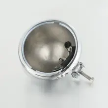 Chrome Black 5.75 5 3/4 Headlight Lamp Housing W/mounting Block For Harley Sportster XL1200X Street Bob Fat Bob Dyna FXD FXDF 5 twin dual daymaker led headlight for harley dyna fat bob fxdf model daymaker led lamp 5 fat bob projector led headlights