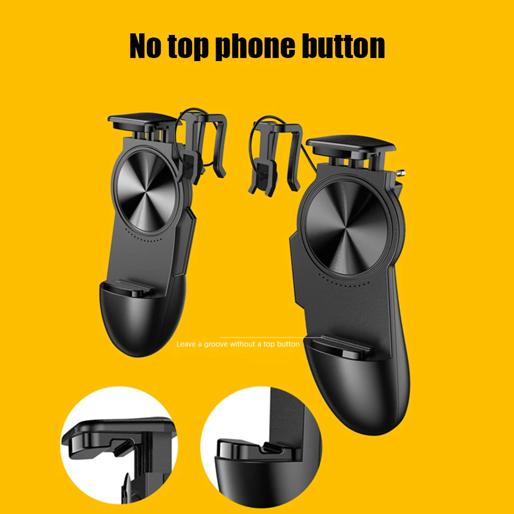 

Mobile Gamepad Controller With L1R1 Shooter Trigger Fire Button Aim Key Joystick For PUBG Shooting Game