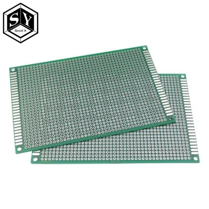 1 шт. 8x12 см 80x120 мм двухсторонний Прототип PCB универсальная печатная плата для Arduino