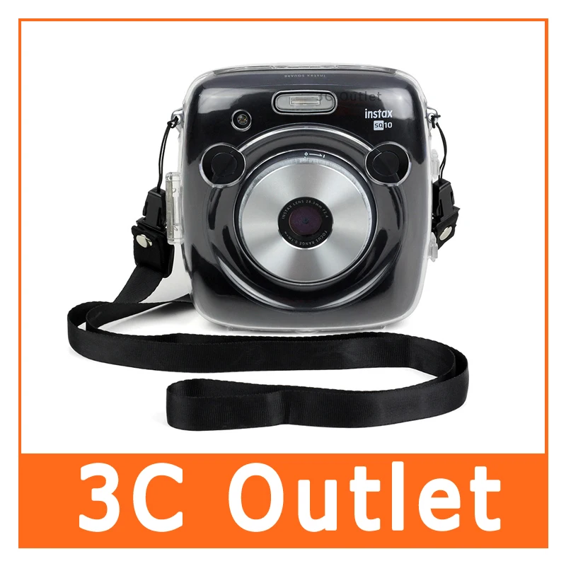 Fujifilm Instax Square SQ10 Camera Crystal Case PVC Transparent Bag