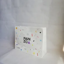 1000 шт/партия бумага для творчества сумки с логотипом многоразовые сумки для покупок для носков/шарфа/подталии складной бумажный мешок