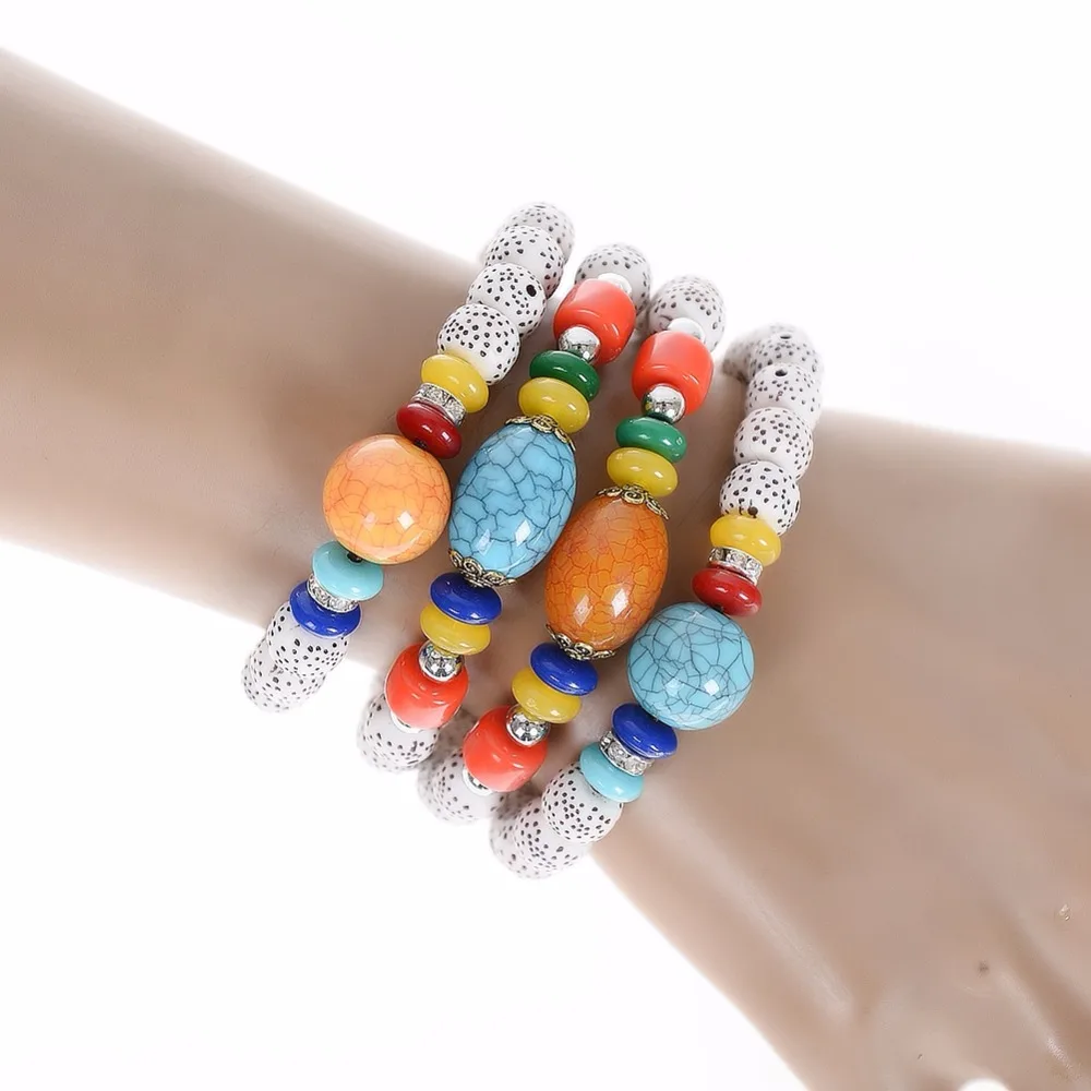 PINKSEE Cheap Price! Casual Natural Stone Beads Bracelet For Women Personality Handmade