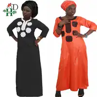 2019 african women clothing long africaine robe headwraps ropa africana mujer jupe africaine femme plus size 3xl 4xl bazin dress