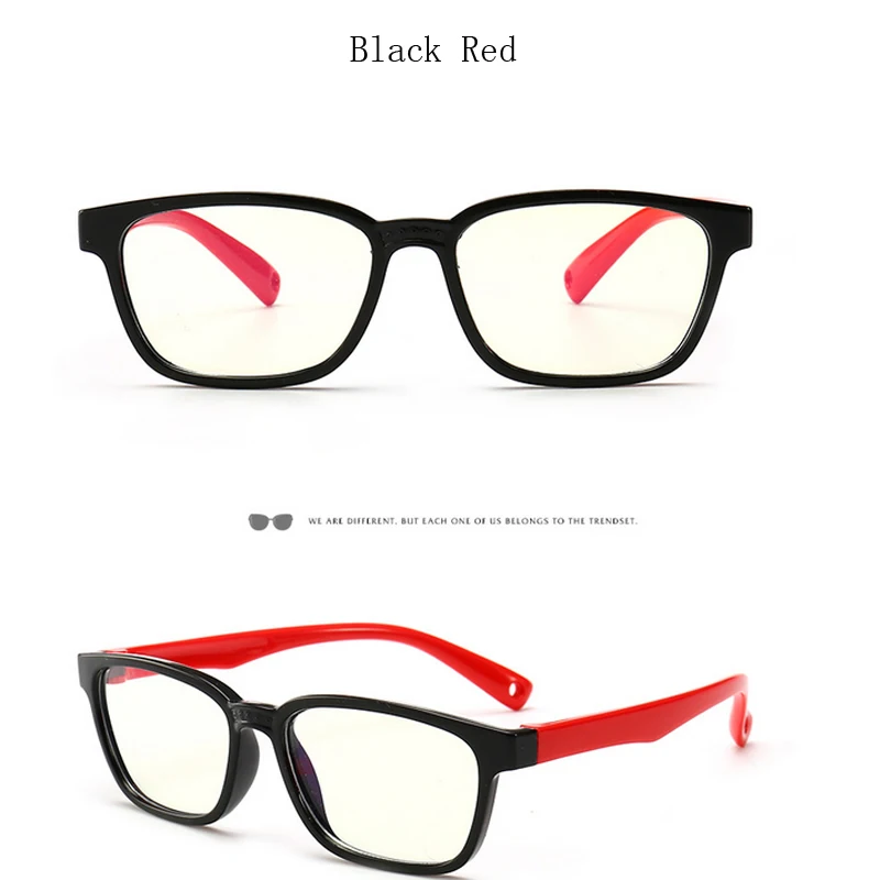 Zilead новая детская невыпадающая Соска-синий светильник силиконовые очки Брендовые мягкие рамки плотная очки для глаз известность Eywear Мода