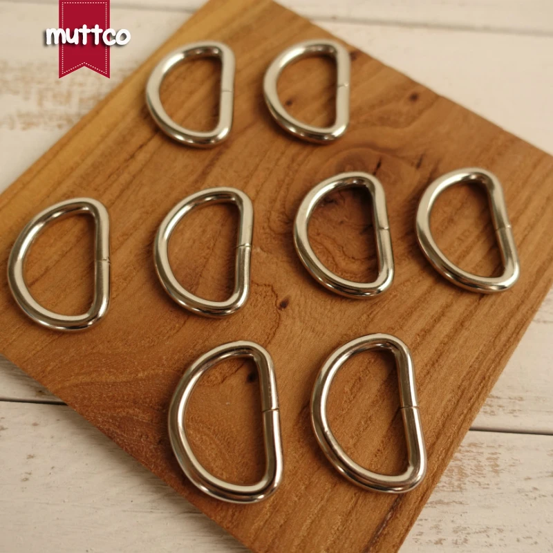 

DIY for Dog Collar 2.5cm Needlework Luggage Sewing handmade manual buttons D Ring semi ring Buckle accessories DK-006