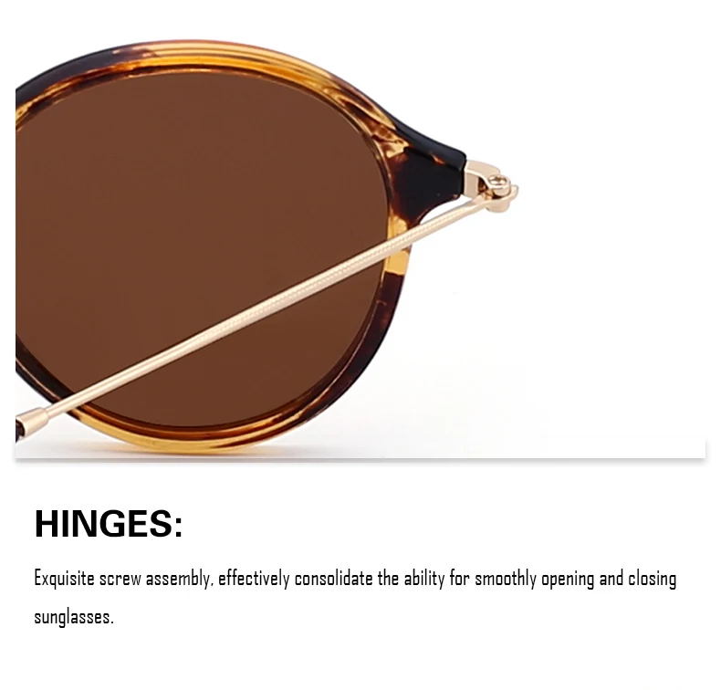 Retro Polarized Round Eyeglasses