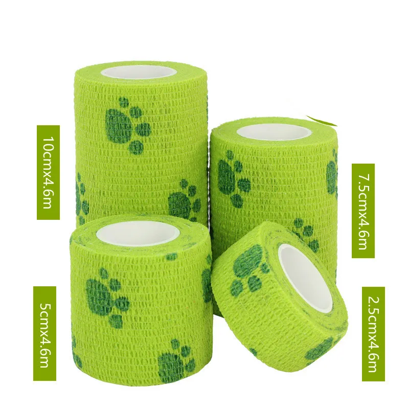 

1Pcs Waterproof Medical Therapy Self Adhesive Bandage Muscle Tape Finger Joints Wrap First Aid Kit Pet Elastic Bandage 2.5-10cm