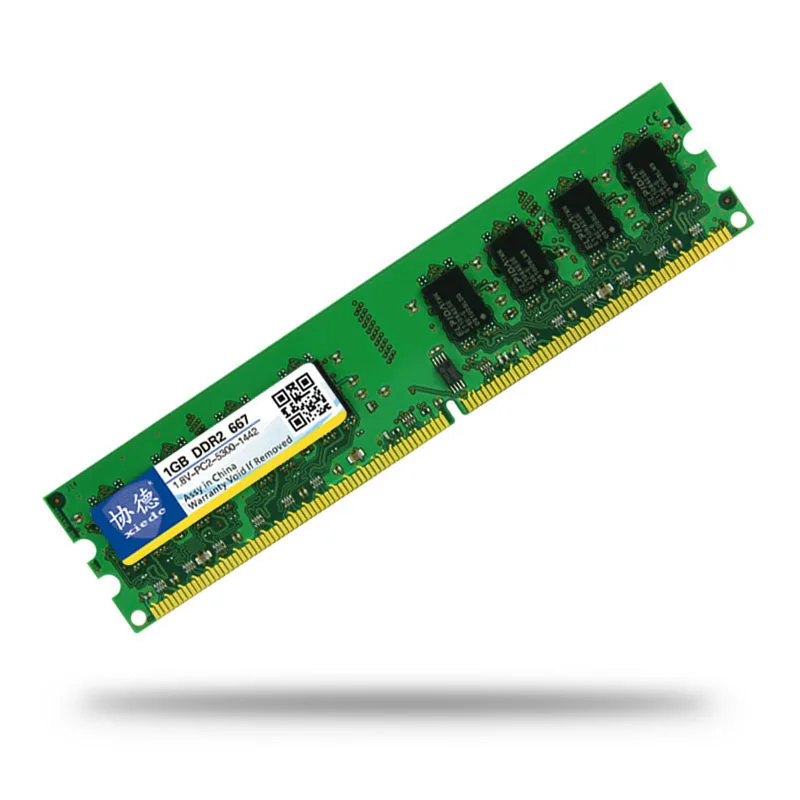 Новая(2 шт./пакет) Xiede DDR2 1 Гб 2 ГБ 4 ГБ 800 МГц 240Pin Non-ECC Настольный Память Dimm компьютер Оперативная память PC2-6400U 1,8 V Высокая совместимость 667