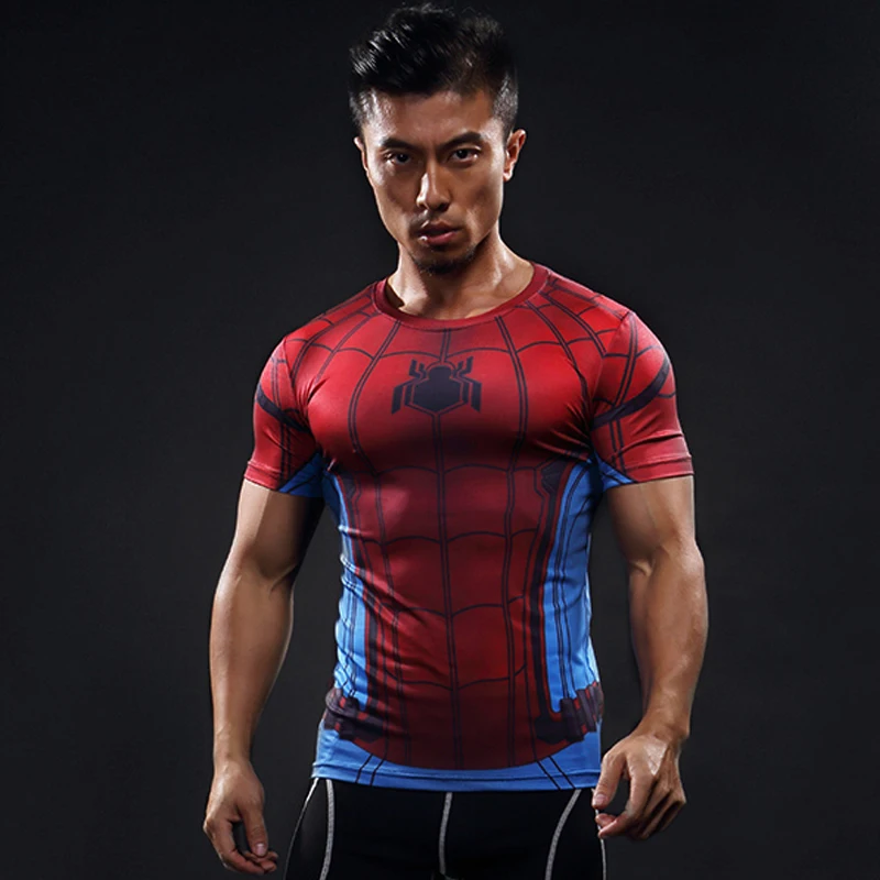 Compression Shirt Superhero fitness Tops Brand Clothing For Men Super ...