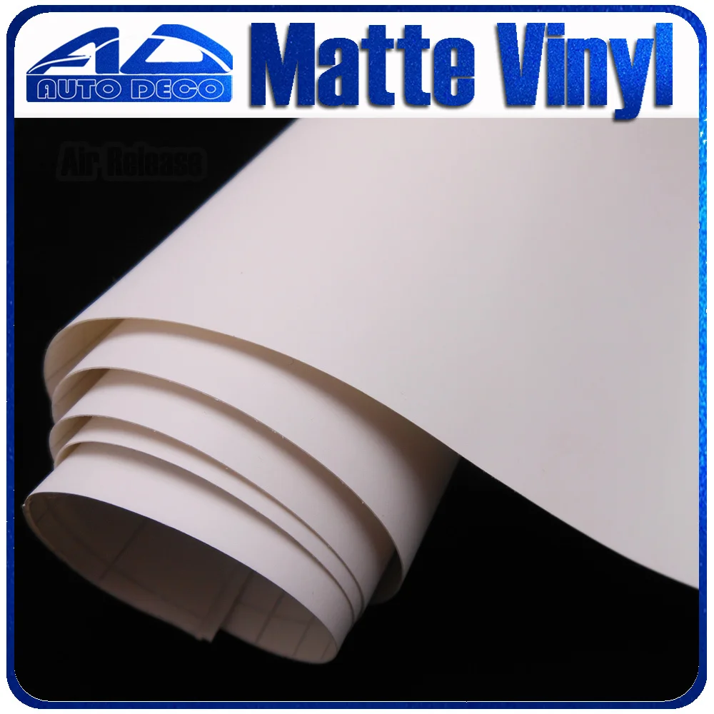 Buy Wholesale White Matte Vinyl Car Wrap sticker for