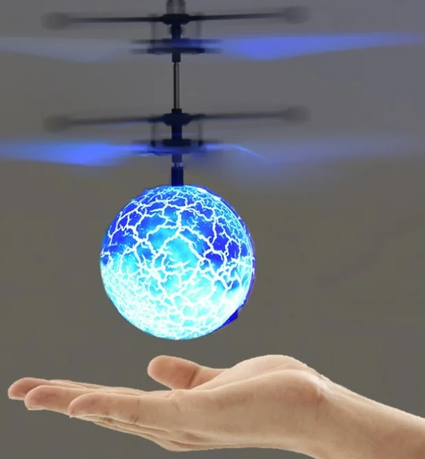 

Flying Luminous Ball RC Kid's Flying Ball Anti-stress Drone Helicopter Infrared Induction Aircraft Remote Control Toys Gifts
