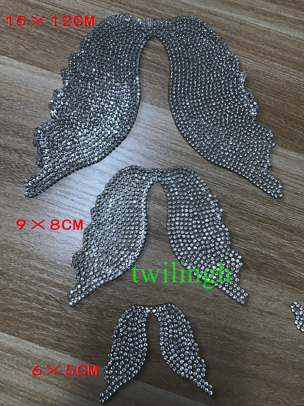 Wing Crystal Children Wings Rhinestone Iron-On Angel Wings for Baby Clothes