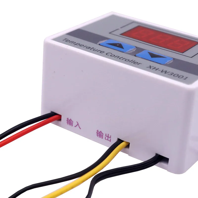 220 В 10 А цифровой светодиодный регулятор температуры XH-W3001 для Arduino охлаждающий нагревательный переключатель Термостат+ датчик NTC