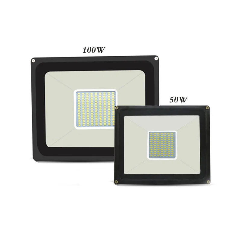 

2018 New LED Flood Light 50W 100W IP65 Waterproof Stage Spotlight Lamp Gardden Street Outdoor Lighting Floodlight 220v 230v