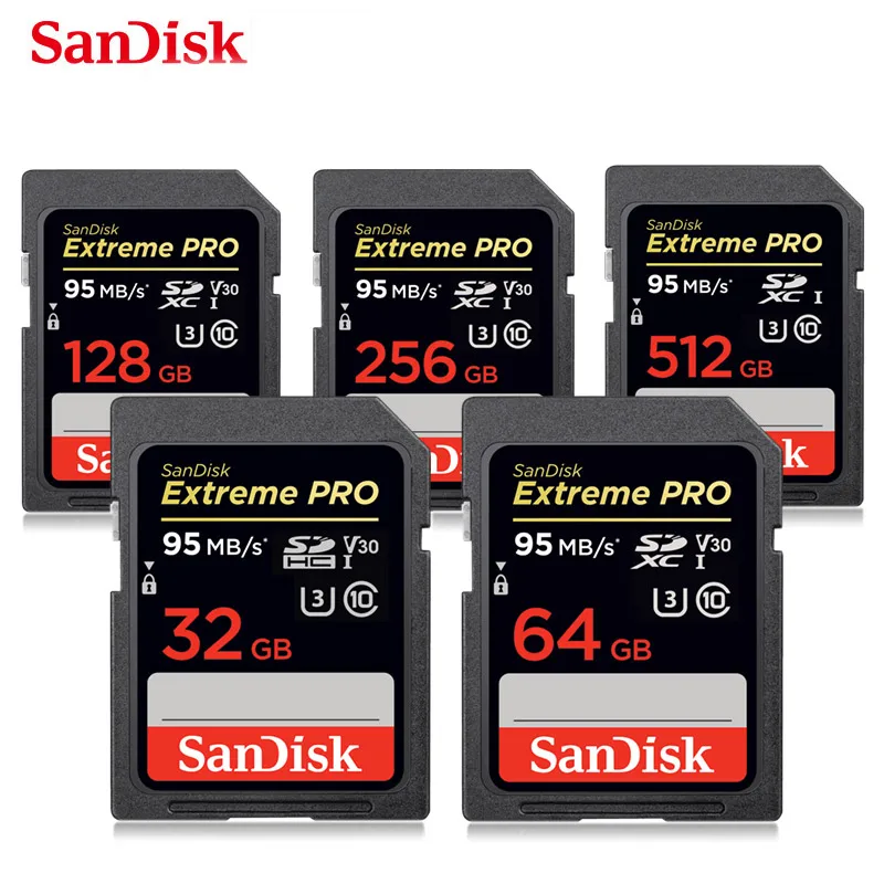 Sandisk Extreme Pro SD карта класс 10 16 ГБ 32 64 128 256 ГБ|Карты памяти| |