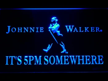 

440 It's 5 pm Somewhere Johnnie Walker LED Neon Light Signs