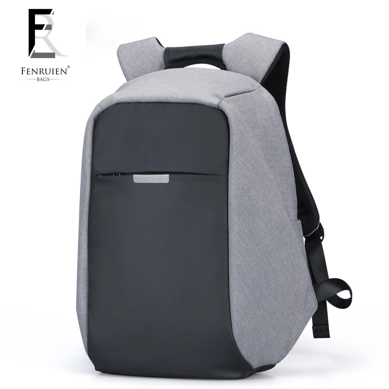 

FENRUIEN New USB Charging Men 15.6 inch Laptop Backpack For Teenager Fashion Male Mochila Leisure Travel Backpack Men anti thief
