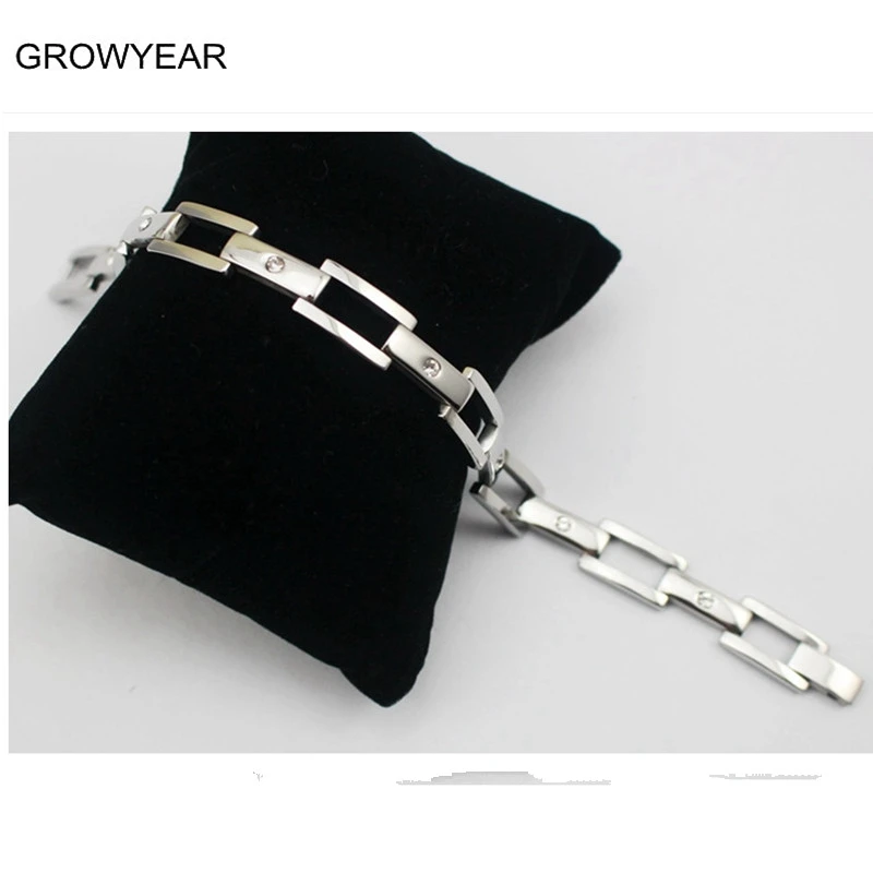 Stainless Steel Women Bracelet 2016 New Design Silver Color Hollow