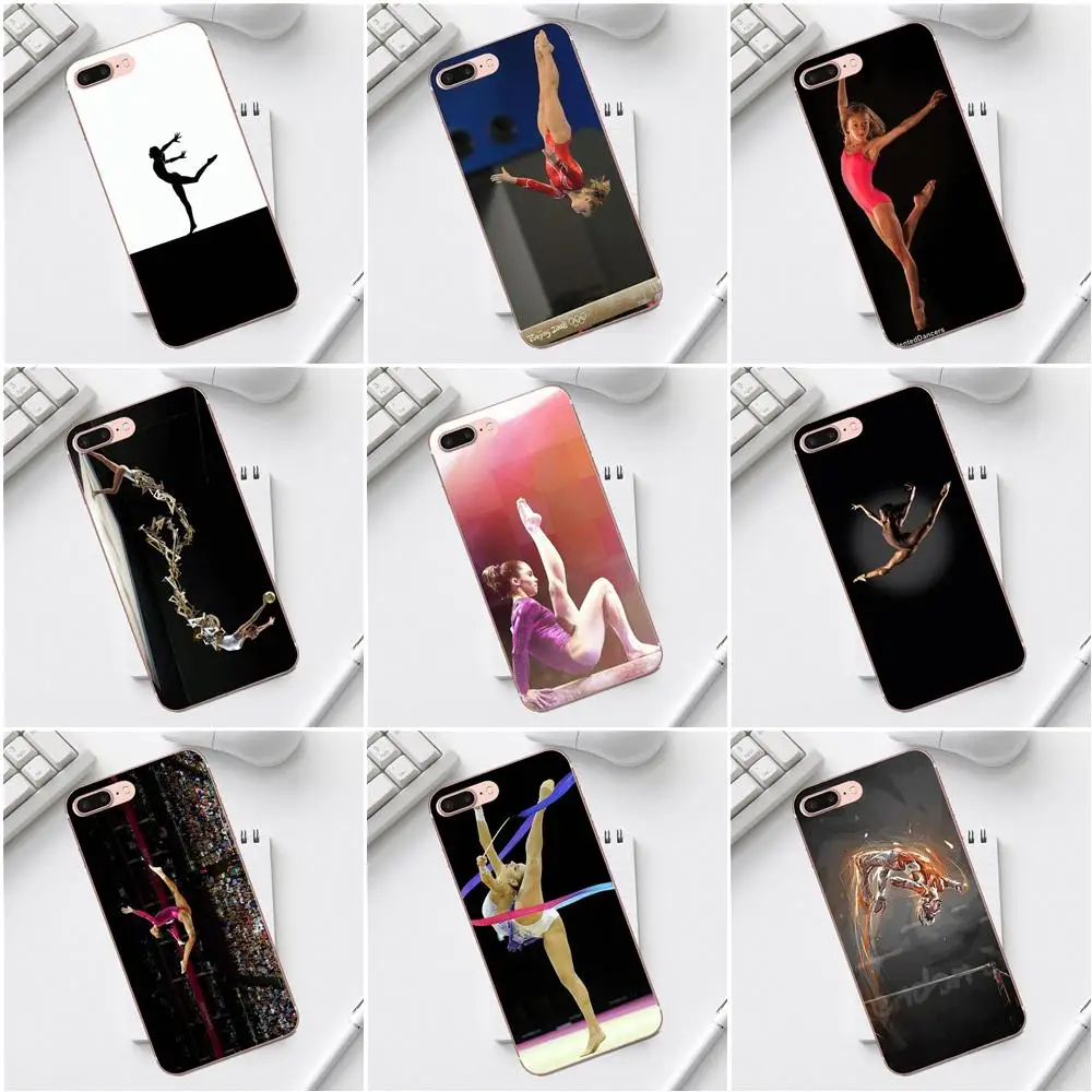 

Qdowpz Soft Cute Case For Galaxy Alpha Core Prime Note 4 5 8 S3 S4 S5 S6 S7 S8 S9 mini edge Plus Gymnastics Balance Beam