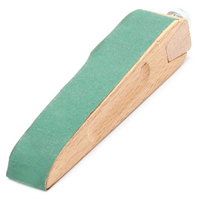 Handmade Leather Diy Wooden Sandpaper Sandpaper Sanding Block Vegetable