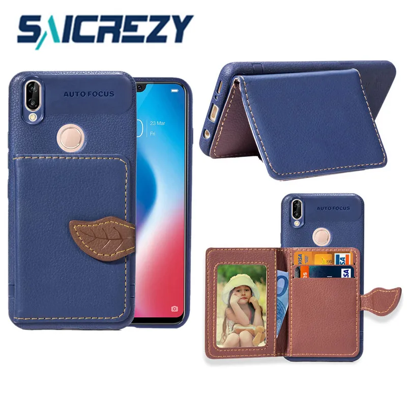 

For Huawei P20 Lite Honor 7c 6a 7a pro bumper Cover For Mate 10 lite Y6 Prime Y7 2018 P Smart phone case Leather Wallet cover