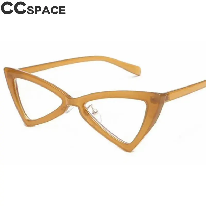 Triangle Cat Eye Glasses Frames Women Trending Styles Blue Film Optical