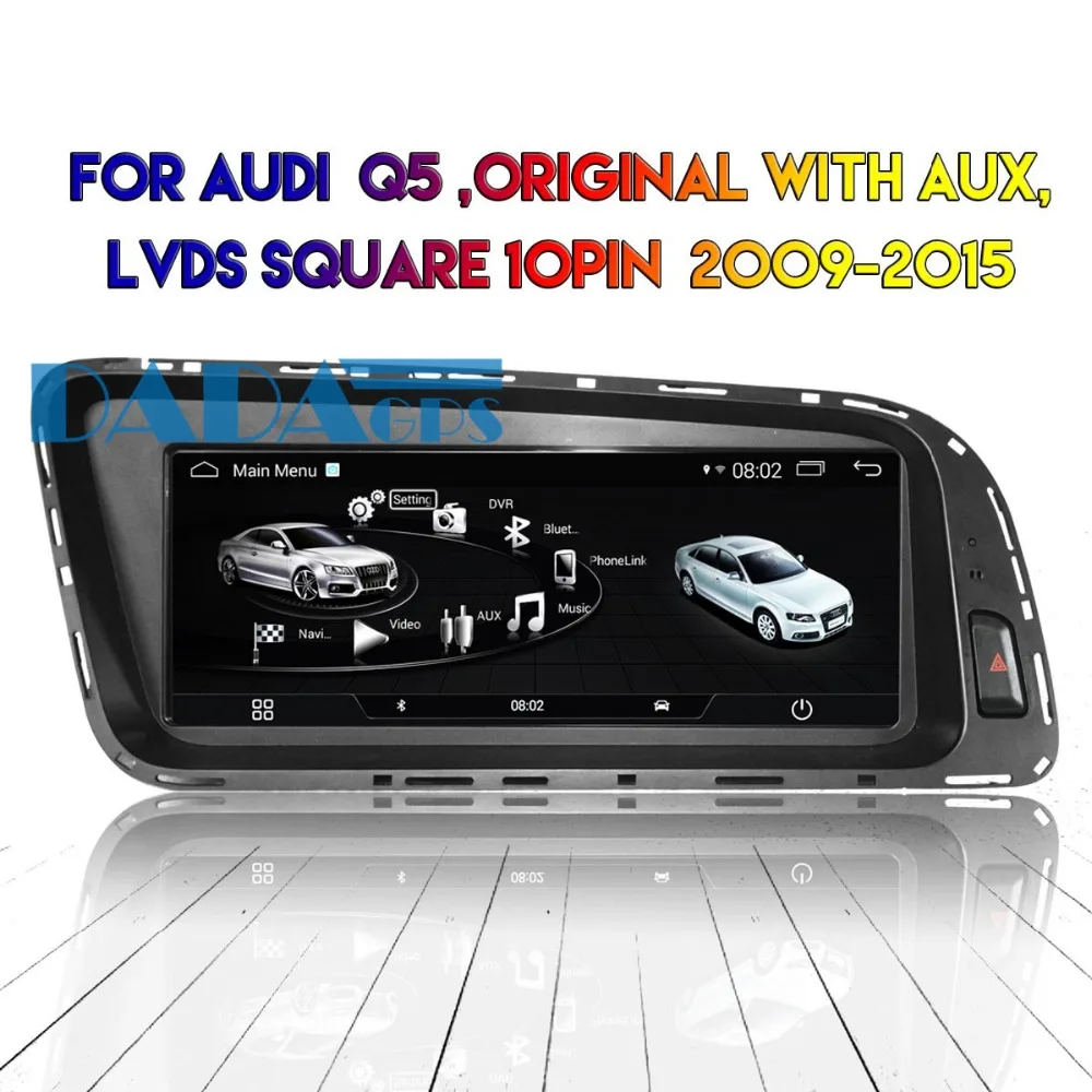 Android Car DVD Player Radio GPS Headunit for Audi Q5 Square 2009 2010
