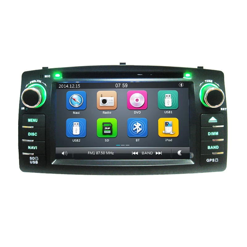 6 2 дюйма HD автомобильный DVD плеер GPS навигация для Toyota Corolla E120 2003 2004 2005 2006 с Bluetooth