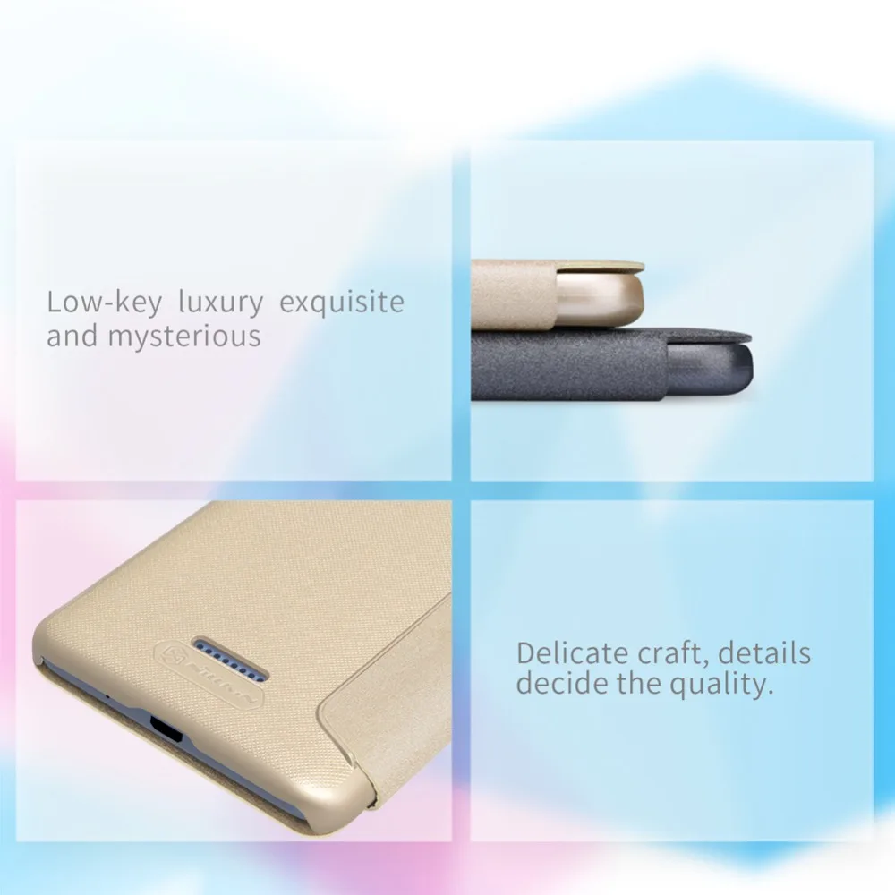 Nillkin чехол для телефона для Xiaomi Redmi 6 Чехол блестящий кожаный чехол для Redmi 6 окно полное покрытие защитный чехол для телефона s Capinha