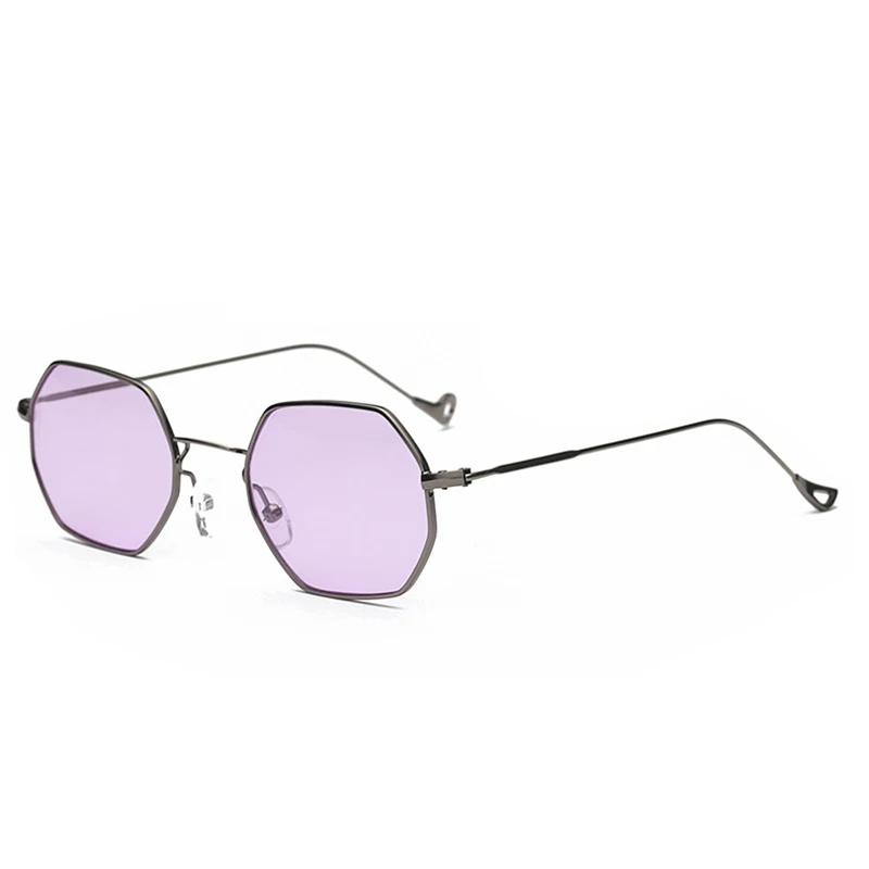 

UANVIEW(UANVIEW 2018 Europe and the United States influx of people square small eyes Street shot couple color sunglasses DF674
