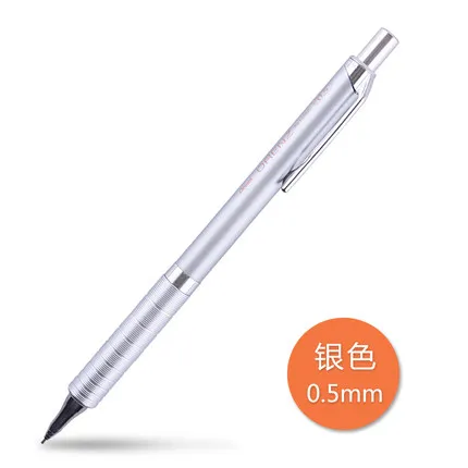 Япония PENTEL XPP1005 металлический механический карандаш низкий центр тяжести механический карандаш 0,5 мм 1 шт - Цвет: Белый