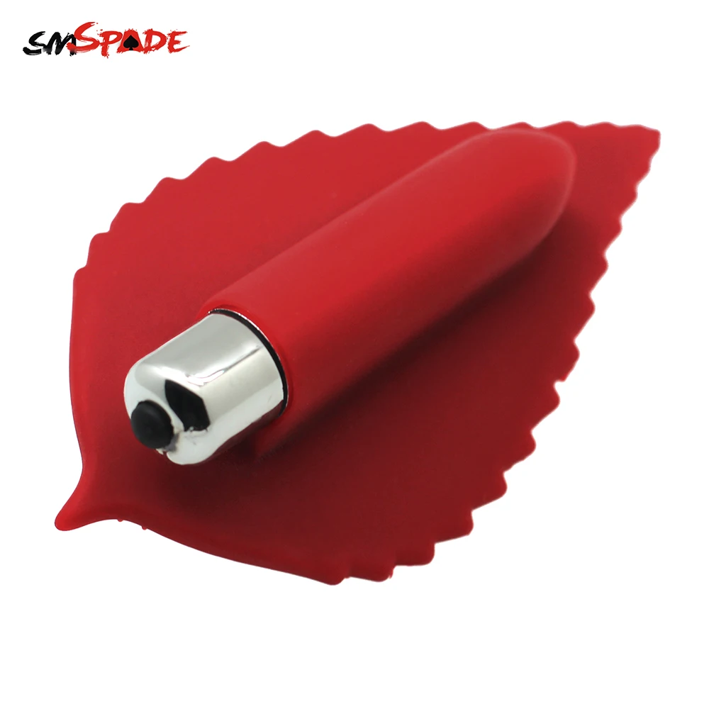 Smspade Vibrator Sex Toys For Woman Silicone Strapon Leaf Shape