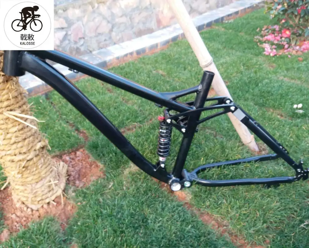 Discount Kalosse 190mm travel  bicycle  frame  27.5X17 mountain  bike frame   27.5X1.75-2.1  MTB  frame 1