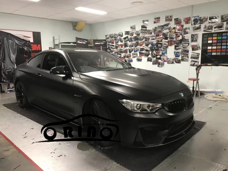 black satin vinyl wrap-2