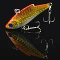 Hengjia 1 шт. жесткий металлические Spinnerbaits вибрации blade пайетки Spinner ложки PESCA рыболовные снасти 6 г 6# крючки